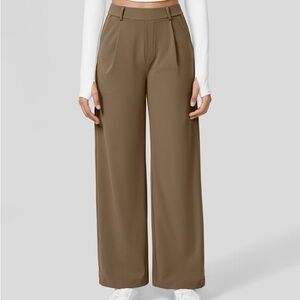 HALARA Women's Straight Leg Pants - Brown